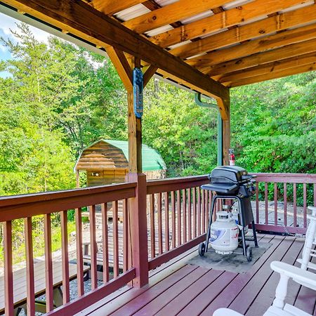 Bryson City Cabin Rental With Views And Hot Tub Exterior foto