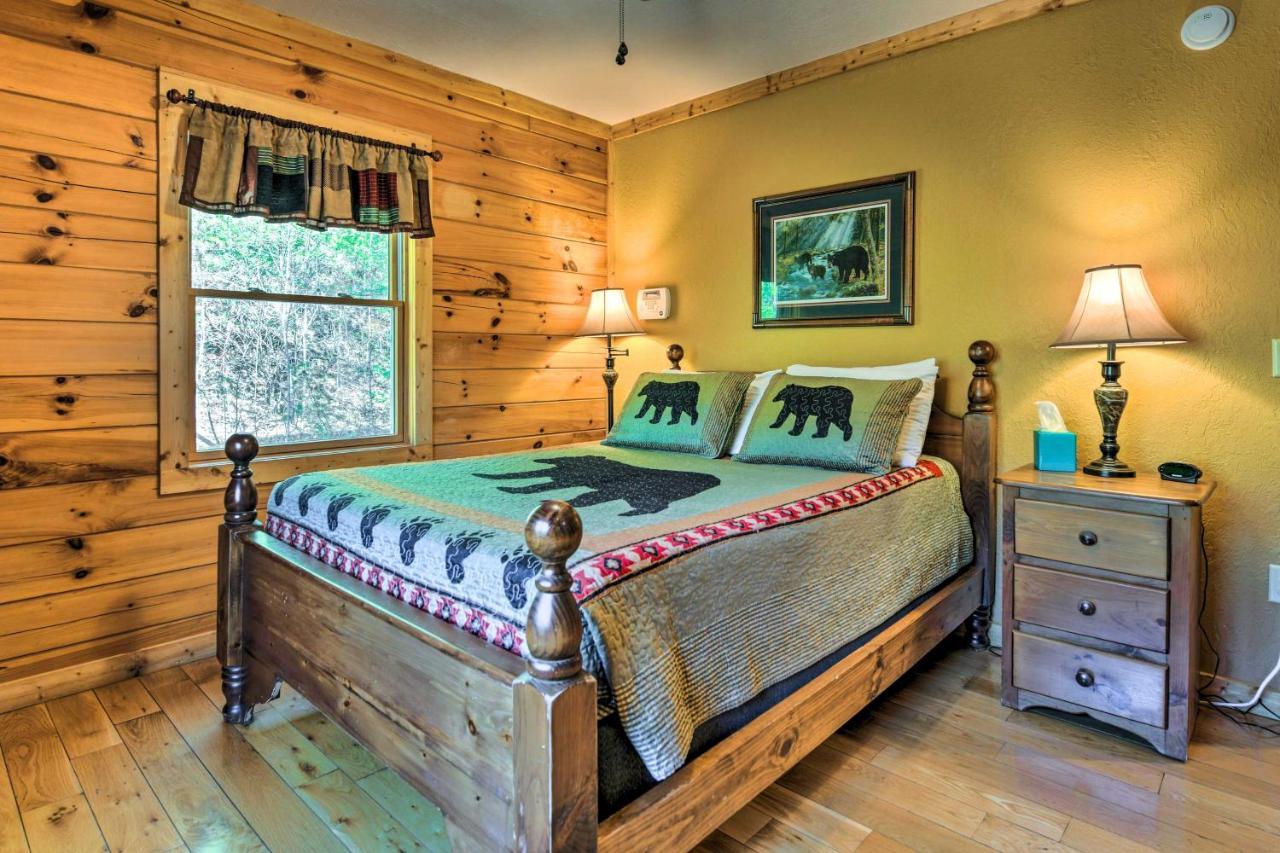 Bryson City Cabin Rental With Views And Hot Tub Exterior foto