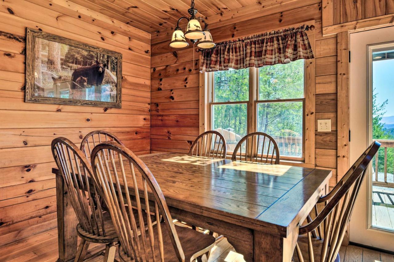 Bryson City Cabin Rental With Views And Hot Tub Exterior foto