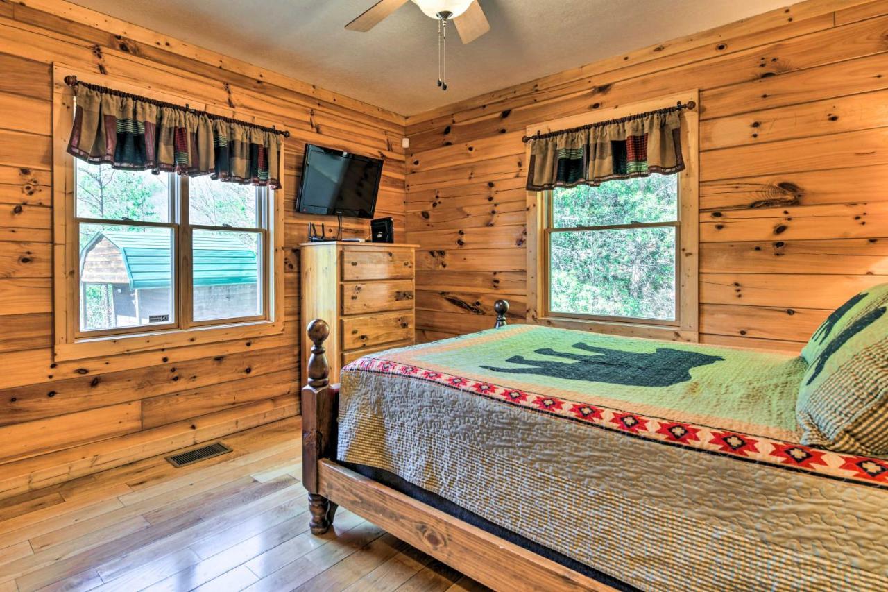 Bryson City Cabin Rental With Views And Hot Tub Exterior foto
