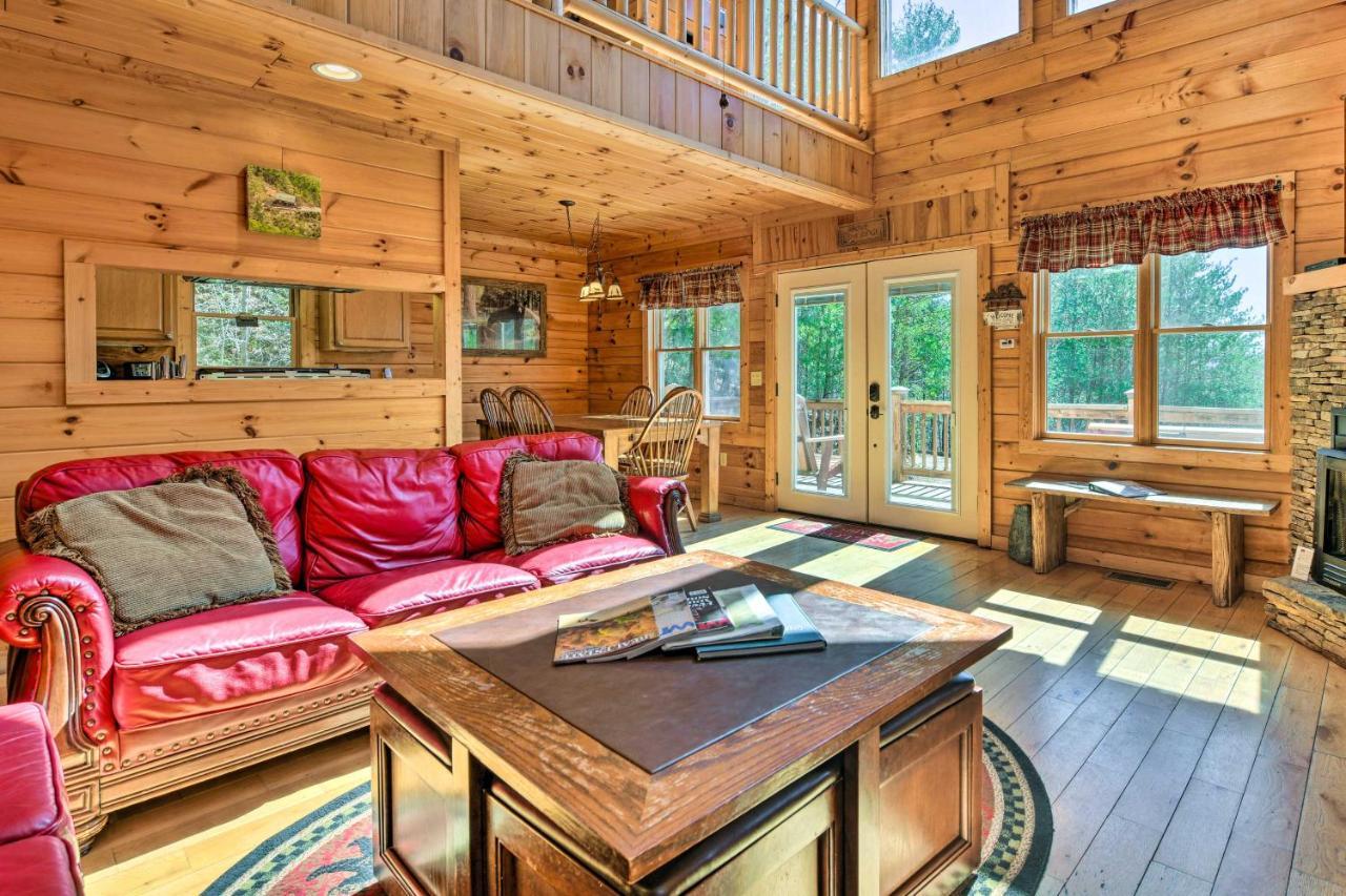 Bryson City Cabin Rental With Views And Hot Tub Exterior foto