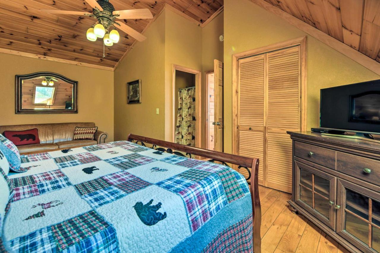 Bryson City Cabin Rental With Views And Hot Tub Exterior foto